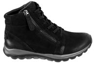 salg af GABOR ROLLING SOFT STØVLE I SORT OLIERET NUBUCK