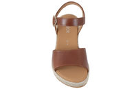 GABOR SANDAL PÅ KILEHÆL I BRUNT GLAT SKIND