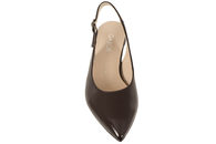 GABOR SLINGBACK PUMPS I MOKKAFARVET GLAT SKIND