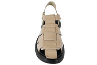 GREEN COMFORT SANDAL I BEIGE SKIND MED POLIDO LOOK