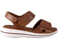 salg af GREEN COMFORT LEAF BRUN SANDAL I SKIND
