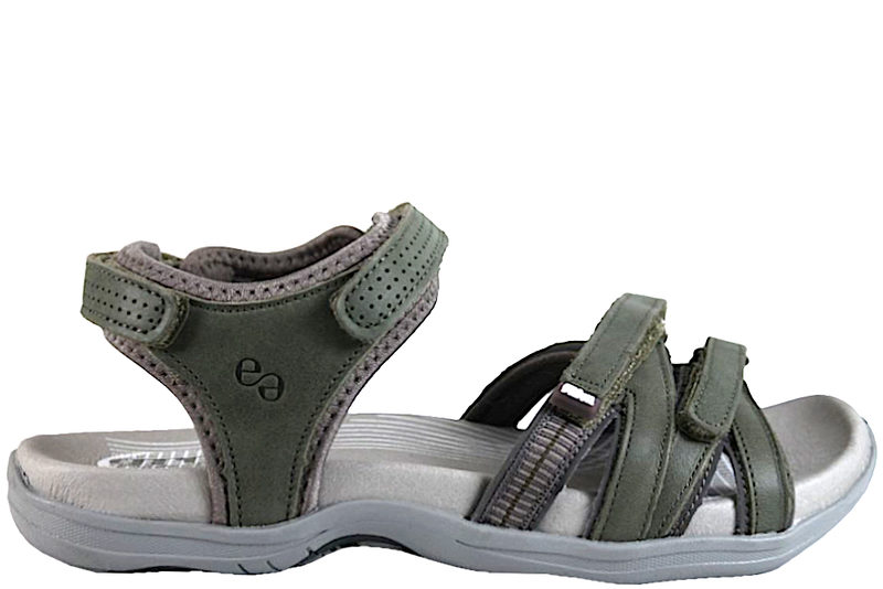 salg af GREEN COMFORT CORSICA SANDAL I GRØNT GLAT SKIND