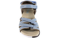 GREEN COMFORT SANDAL I DENIMBLÅ SKIND