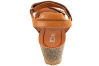 GREEN COMFORT SANDAL I FARVEN COGNAC