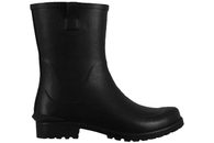 salg af GREEN COMFORT RAIN RUBBERBOOT MID CUT BLACK GUMMISTØVLE