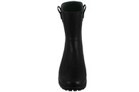 GREEN COMFORT RAIN RUBBERBOOT MID CUT BLACK GUMMISTØVLE