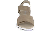 GREEN COMFORT LEAF OLIVEN FARVET SANDAL.