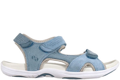 salg af GREEN COMFORT CORSICA SANDAL I BLÅ NUANCER.
