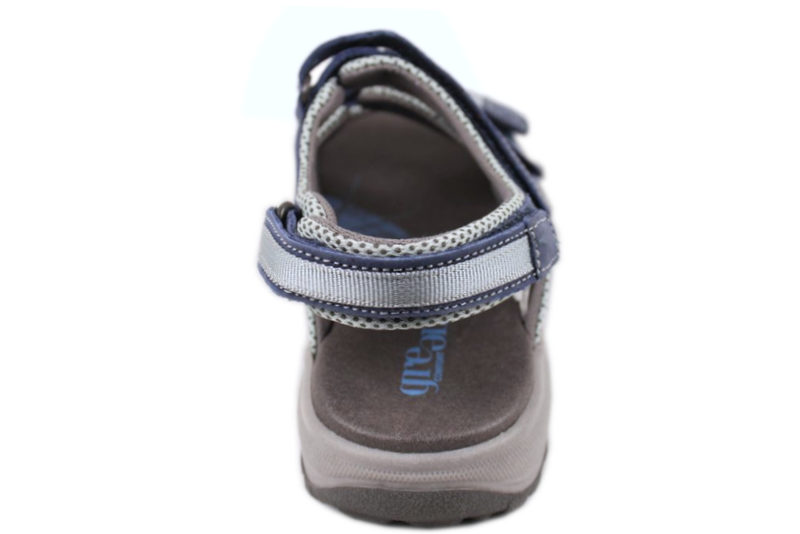 Tan And Green Comfort Sandal