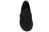 GREEN COMFORT BERLIN LOAFERS I SORT OLIERET NUBUCK