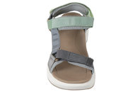 GREEN COMFORT VENICE SANDAL I GRØNT TEKSTIL