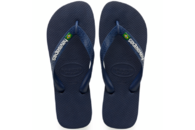 salg af HAVAIANAS BRASIL LOGO KLIPKLAPPER I NAVYBLÅT GUMMI