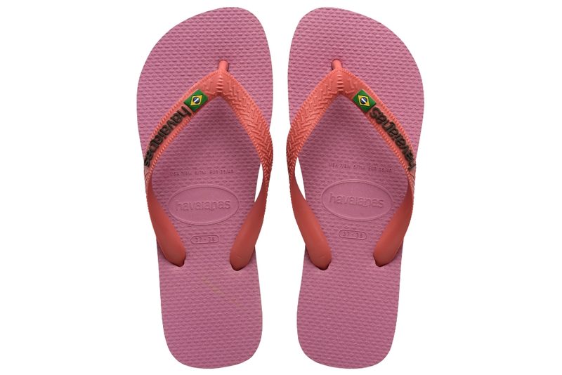 salg af HAVAIANAS BRASIL LOGO ROSE CHIFFON KLIPKLAPPER