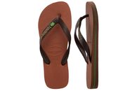 HAVAIANAS BRASIL LOGO RUST COFFEE KLIPKLAPPER