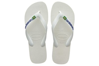 salg af HAVAIANAS BRASIL LOGO WHITE KLIPKLAPPER