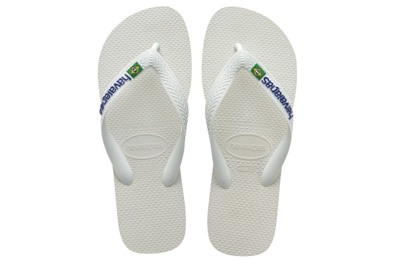 salg af HAVAIANAS BRASIL LOGO WHITE KLIPKLAPPER