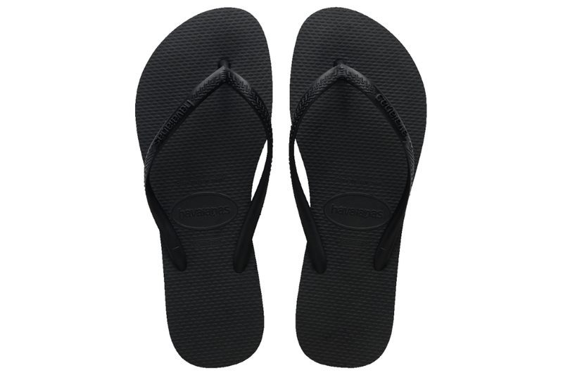 salg af HAVAIANAS TOP KLIPKLAPPER I SORT GUMMI