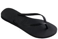 HAVAIANAS TOP KLIPKLAPPER I SORT GUMMI