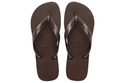salg af HAVAIANAS TOP TIRAS FC DARK BROWN KLIPKLAPPER
