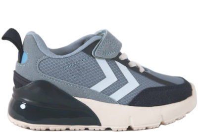 salg af HUMMEL DAYLIGHT JR LYSEBLÅ FRITIDSSKO MED LYS
