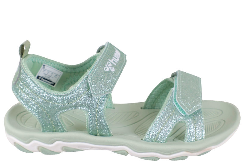 salg af HUMMEL SANDAL GLITTER JR FROSTY GREEN