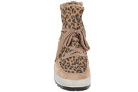 IMAC LEOPARD VINTERSTØVLE I BRUNT RUSKIND