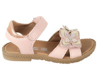salg af IMAC LYSERØD SANDAL MED BLOMSTER