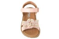 IMAC LYSERØD SANDAL MED BLOMSTER