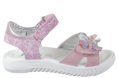 salg af IMAC SANDAL I LILLA RUSKIND MED BLOMSTER