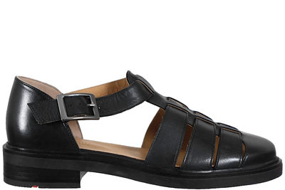 salg af LLOYD LINA SLIPPER SANDAL I SORT GLAT SKIND