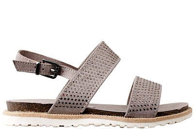 salg af MARCO TOZZI SANDAL I BEIGE MED STEN