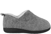 salg af MORSØ HJEMMESKO I LYSEGRÅ TEKSTIL