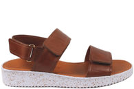 salg af NATURE KAREN TOBACCO BRUN GLAT SKIND SANDAL