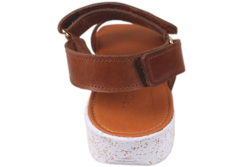 Køb NATURE KAREN TOBACCO BRUN SKIND SANDAL Her - Salg af Lette sandaler