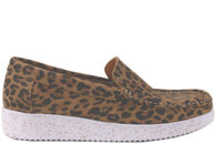 salg af NATURE ELIN I LEOPARD LOAFERS I PRÆGET RUSKIND