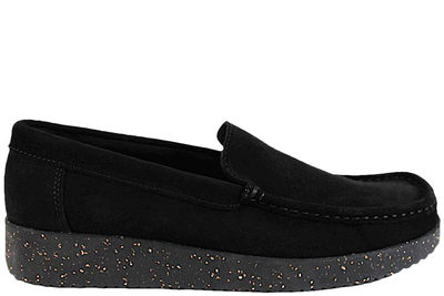 salg af NATURE ELIN SORT LOAFERS I RUSKIND