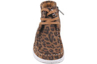 NATURE ELM SUEDE LEOPARD STØVLE