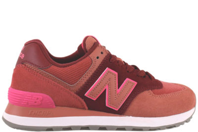 salg af NEW BALANCE MOYEN PINK PEACH BORDEAUX
