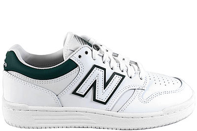 salg af NEW BALANCE MOYEN 480 SNEAKERS I HVIDT GLAT SKIND