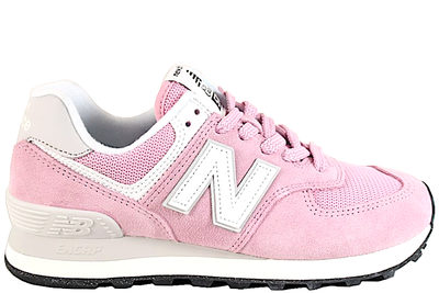 salg af NEW BALANCE MEDIUM MOYEN SNEAKERS I LYSERØDT TEKSTIL