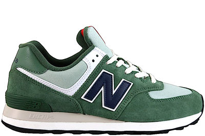 salg af NEW BALANCE MEDIUM MOYEN SNEAKERS I GRØNT RUSKIND