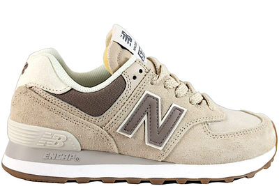 salg af NEW BALANCE MEDIUM MOYEN SNEAKERS I BEIGE RUSKIND