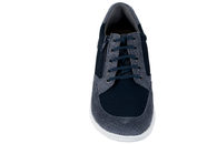 NEW FEET SKO I BLÅ RUSKIND OG TEKSTIL