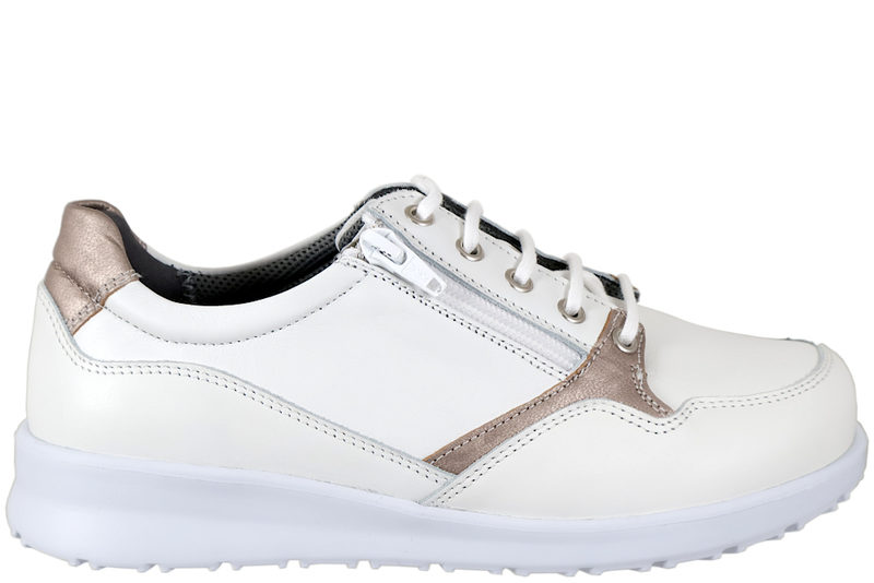 salg af NEW FEET SKO I HVIDT SKIND