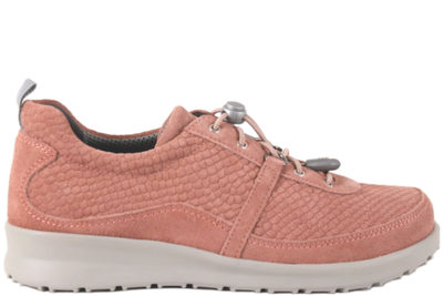 salg af NEW FEET ROSA SKO I PRÆGET NUBUCK