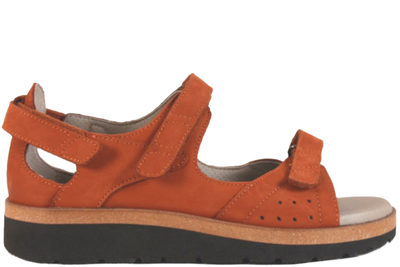 salg af NEW FEET TERRAKOTTA SANDAL I NUBUCK