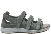 salg af NEW FEET SANDAL MED HÆLKAPPE ARMY GRÅ