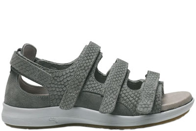 salg af NEW FEET SANDAL MED HÆLKAPPE ARMY GRÅ