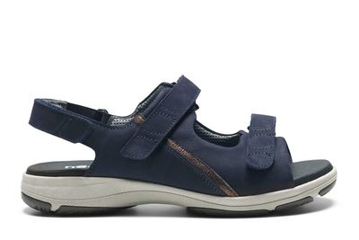 salg af NEW FEET BLÅ TREKKING SANDAL I NUBUCK