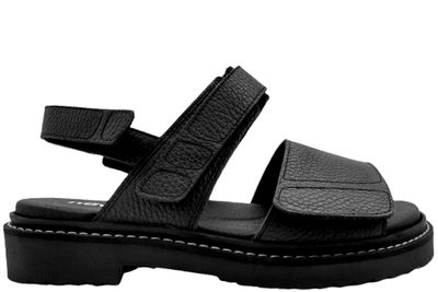 salg af NEW FEET SORT SKIND SANDAL